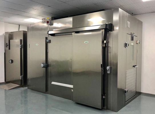 Combined 304 Stainless Steel Low And Temperature Customized Deep Freezer Cold Room For Seafood And Meat Frozen