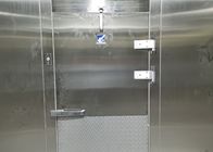 Customized Hinged Door 150mm Steel Blast Chiller 42KG/M3 Density Deep Freezer Cold Room