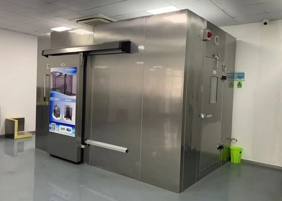 0.8mm 1.0mm Steel Walk In Cold Rooms 42KG/M3 Blast Freezer Room