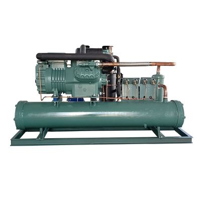 4TES-12Y 12HP Water Cooled Refrigeration Unit  Compressor Condensing Unit