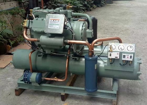 4TES-12Y 12HP Water Cooled Refrigeration Unit  Compressor Condensing Unit