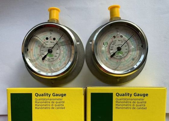 R4O4a 2.5inch Oil Filled Vacuum Pressure Gauge Class 1.6 High And Low Pressure