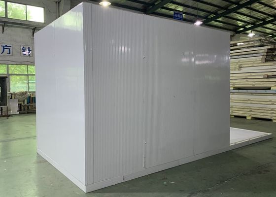 SS304 Prefabricated Curve Corner Cold Storage Chiller Room 1.0mm Steel