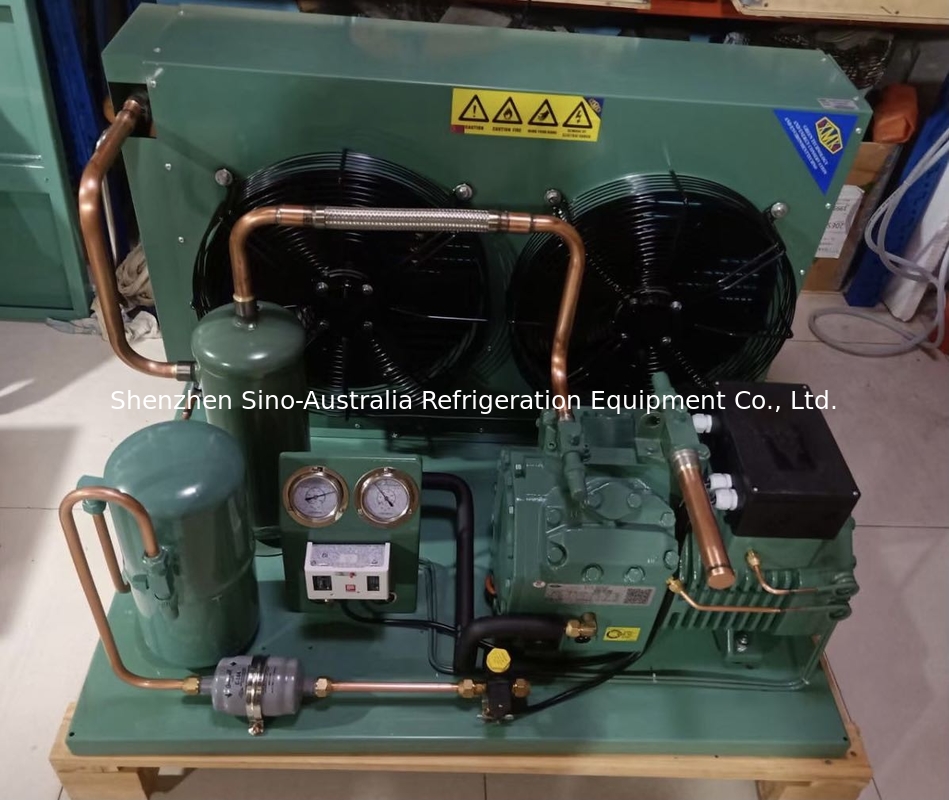 R407C Bitzer Air Cooled Refrigeration Unit 380V 4FES-3Y Semi Hermetic