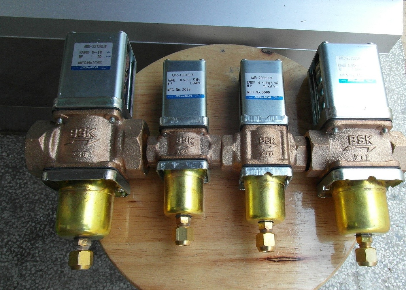 AWR2006GLW Refrigeration Service Valves Water Pressure Regulating